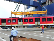 El quinto tren del Metro de Bogotá ya está en Colombia