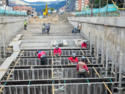 Obras de la Troncal carrera 68: paso deprimido de la calle 100 alcanza 66 %