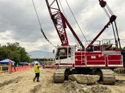 Metro de la 80: avanza cimentación para apoyos del viaducto Caribe