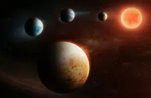 Descubren una configuración planetaria con un orden inverso al del sistema solar: el telescopio ‘Cheops’ detectó un mundo rocoso lejano