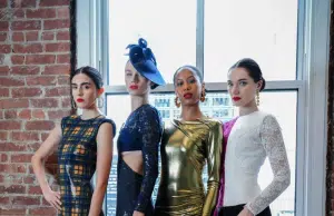 El diseñador colombiano Raúl Peñaranda llevó el romanticismo del bolero y elegancia latina a la pasarela de Nueva York