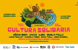 Concierto solidario en Bogotá busca ayudar a damnificados por inundaciones en Córdoba y Urabá: prográmese para el domingo 22 de febrero