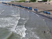 Alerta naranja en departamentos del Caribe por mar de leva