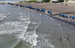 Alerta naranja en departamentos del Caribe por mar de leva