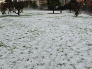 Así se vio la fuerte granizada en Bogotá este jueves: fotos y videos