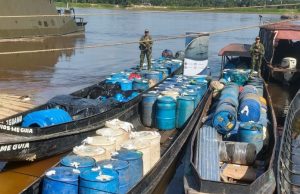 Neutralizan nueve unidades de minería ilegal en Guainía