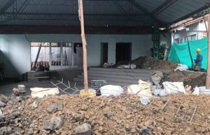 Obras en la Casa de la Cultura