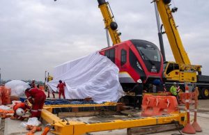 Sexto tren de la Línea 1 del Metro llegó a Bogotá