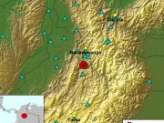 Temblor hoy en Colombia de magnitud 4,1 con epicentro en Santander