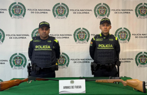 Dos armas de fuego tipo carabina detectadas en Aeropuerto El Dorado