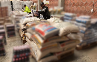 Decomisan 10 toneladas de arroz y azúcar de contrabando en Pasto