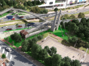 Iniciarán construcción del puente peatonal de calle 112 con carrera 9