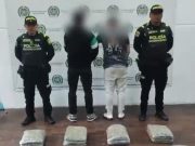 30 kilos de marihuana incautados y dos capturados en Ciudad Bolívar