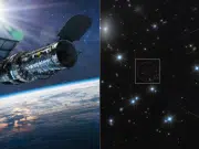 El telescopio Hubble detecta una posible galaxia casi completamente formada por materia oscura: hallazgo abre nuevas pistas sobre el universo