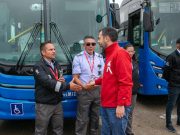 Bogotá recibe 68 buses eléctricos de fabricación nacional