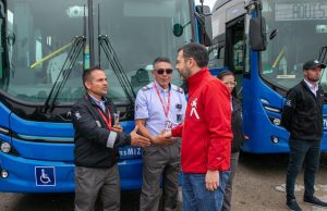 Bogotá recibe 68 buses eléctricos de fabricación nacional