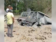 Atentado en la vía Panamericana deja cuatro militares heridos