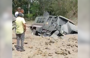 Atentado en la vía Panamericana deja cuatro militares heridos