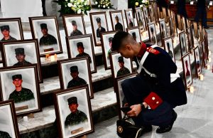 Homenaje a los 69 uniformados muertos por accidente aéreo en Putumayo