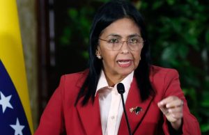 Delcy Rodríguez insiste a EE.UU.: levante el bloqueo a Venezuela
