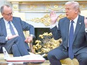 “En la misma sintonía” sobre derribar régimen iraní están Trump y Merz