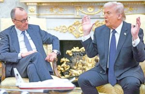 “En la misma sintonía” sobre derribar régimen iraní están Trump y Merz