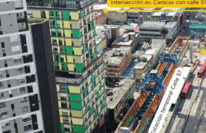 Habrá cierre nocturno en la av. Caracas con calle 57 por obras del Metro