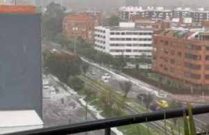 Lluvias con granizo hoy lunes 9 de marzo en Bogotá: zonas afectadas