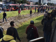Movilidad en Bogotá: protestas afectan las troncales Caracas y NQS