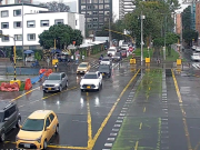 Movilidad lenta en Bogotá por fuertes lluvias en distintos sectores