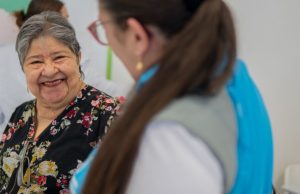 Mujeres beneficiadas para atención en salud física y mental