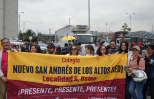 Inició paro de docentes: hay bloqueos en avenida NQS con calle 26