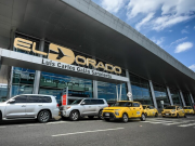 Taxistas del aeropuerto El Dorado bloquearon el ingreso a la terminal