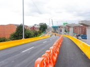 Puente vehicular de avenida Primero de Mayo con 68 fue habilitado