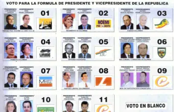 La aparente ventaja de ser el número uno del tarjetón