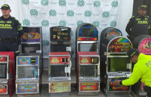 Incautan 12 tragamonedas a casino ilegal de Santa Clara, Montería