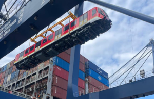 Llegó el noveno tren de la Línea 1 del Metro de Bogotá