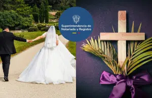 Casarse en Semana Santa: la Superintendencia de Notariado y Registro explica la legalidad y restricciones vigentes de este trámite en Colombia