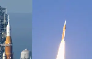 Video del despegue del cohete de la misión Artemis II que llevará a cuatro astronautas de la Nasa a un viaje hacia la Luna