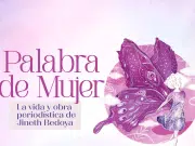 Sala de exposición ‘Palabra de Mujer’, del Centro Investigativo de Memoria No Es Hora De Callar, sobre la vida de Jineth Bedoya Lima
