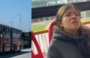 Video | Alerta en TransMilenio: joven habría sido drogada con escopolamina y apareció desorientada en un bus cerca de la estación Los Héroes en Bogotá