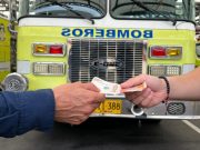Estafan a nombre de bomberos