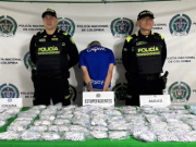 Cae hombre con droga que sería distribuida cerca de colegios de Bogotá