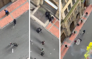 Denuncian uso de niños emberá como escudos en protestas en Bogotá