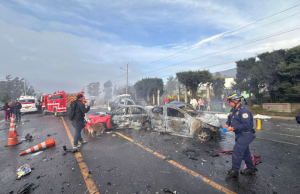 Explosión en peaje Casa Blanca deja dos fallecidos y 19 heridos