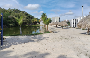 Frenan obra de playa artificial en zona protegida de Ricaurte