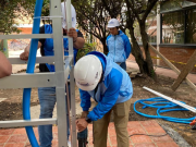 Llevan agua potable a 9.000 personas en Colombia y México
