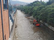 Avanzan obras en el cauce sur del río Medellín
