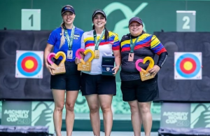 Colombia impone su jerarquía en la Copa Mundo de Arquería