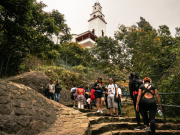 Más de 22 mil personas ascendieron a Monserrate este Jueves Santo